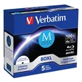 Następne zdjęcie produktu Verbatim MDISC, Lifetime archival BDXL, 100GB, jewel box, 43834, 4x, 5-pack