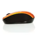 Verbatim Mysz Go Nano 49045, 1600DPI, 2.4 [GHz], optyczna, 3kl., bezprzewodowa, pomarańczowa, 2 szt AA