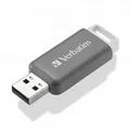 Następne zdjęcie produktu Verbatim USB flash disk, 2.0, 128GB, DataBar, šedý, 49456, pro archivaci dat