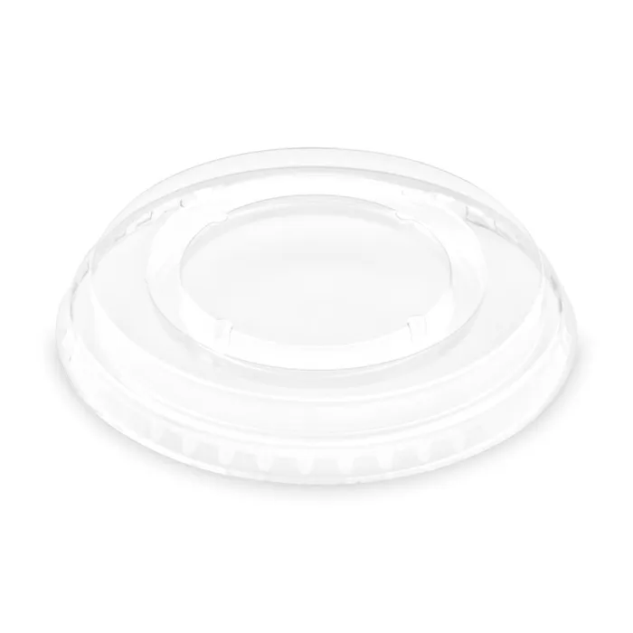 Główne zdjęcie produktu Víčko ploché pro kelímky průměr 95 mm [50 ks]