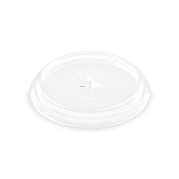 Główne zdjęcie produktu Víčko s křížovým otvorem pro kelímky průměr 84 mm [100 ks]