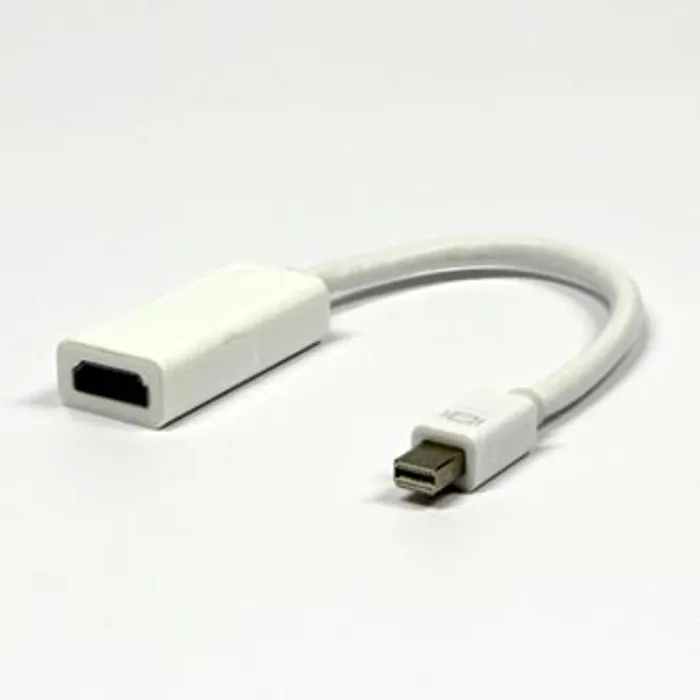 Główne zdjęcie produktu Video Redukce, DisplayPort (mini) M-HDMI F, 0, černá/bílá, Logo