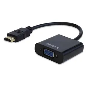 Redukcja wideo, HDMI M-VGA (D-Sub) F, 0, czarny