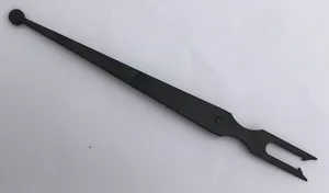 Widelec do frytek, solidny, czarny, 13 cm [500 szt.]