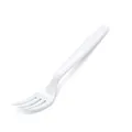 Widelec (PP) wielokrotnego użytku biały 18,5cm [50 szt]