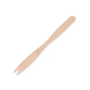 Widelczyk do przekąsek drewniany długi 14cm [500 szt]