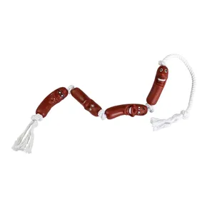 Kiełbaski winylowe na sznurku bawełnianym 78 cm HipHop