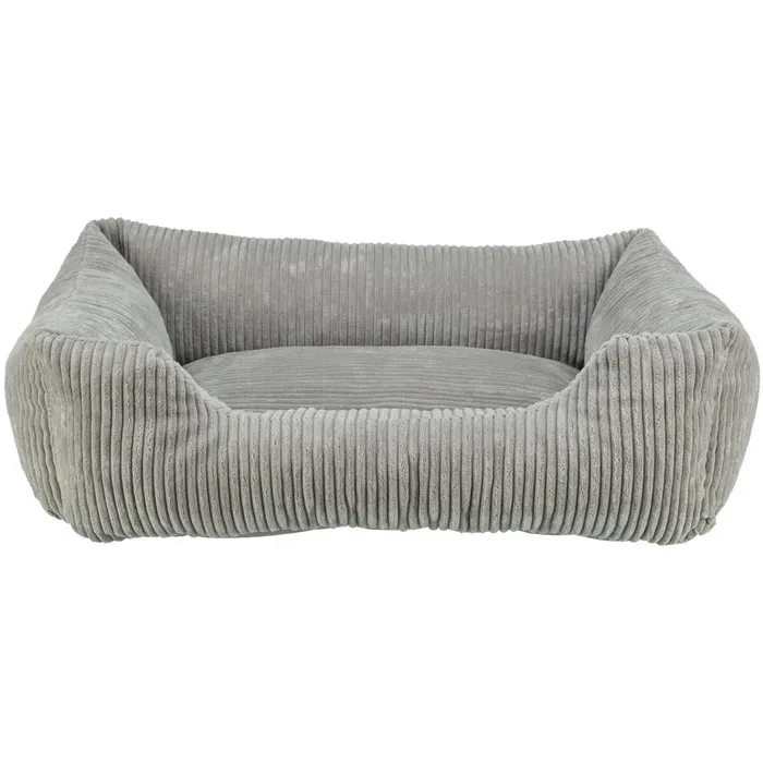 Główne zdjęcie produktu Vital Bed JONNA ortopedický obdélníkový pelech, manšestrový plyš, šedá120 x 80 cm
