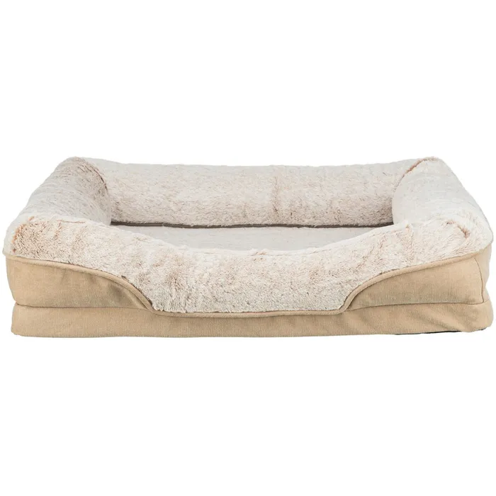 Główne zdjęcie produktu Vital Bed LINO, ortopedický obdélníkový pelech, béžová110 x 75 cm