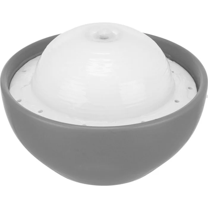 Główne zdjęcie produktu Vital Dome keramická fontánka na pití, 1,5 l/20 x 10 x 20 cm, šedá/bílá (RP 2,90 Kč)