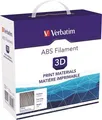 Vlákno ABS pro 3D tiskárny, šedo-stříbrná kovová 1,75 mm, 1kg, VERBATIM
