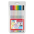 Marker filamentowy z elastyczną końcówką pędzelkową STABILO Pen 68 pędzelek - kpl. 10 szt