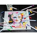 Marker fibrowy z elastyczną końcówką pędzelkową STABILO Pen 68 brush ARTY - kpl. 30 szt