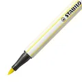 Następne zdjęcie produktu Marker fibrowy z elastyczną końcówką pędzelkową STABILO Pen 68 pędzelkowy cytrynowożółty [1 szt.]