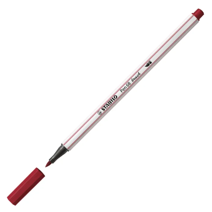 Główne zdjęcie produktu Vláknový fix s flexibilním štětcovým hrotem STABILO Pen 68 brush fialová [1 ks]