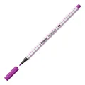 Marker filamentowy z elastyczną końcówką pędzelkową STABILO Pen 68 brush liliowy [1 szt.]