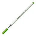 Marker fibrowy z elastyczną końcówką pędzelkową STABILO Pen 68 pędzelek zielony liściasty [1 szt.]