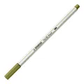 Marker fibrowy z elastyczną końcówką pędzelkową STABILO Pen 68 brush matowy zielony [1szt]