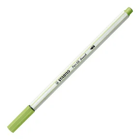 Marker włóknisty z elastyczną końcówką pędzelkową STABILO Pen 68 pędzelek pistacjowy [1 szt.]
