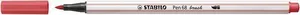 Marker fibrowy z elastyczną końcówką pędzelkową STABILO Pen 68 brush rdzawoczerwony [1 szt.]