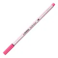 Marker fibrowy z elastyczną końcówką pędzelkową STABILO Pen 68 brush pink [1 szt.]