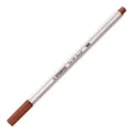 Marker fibrowy z elastyczną końcówką pędzelkową STABILO Pen 68 brush siena [1 szt.]