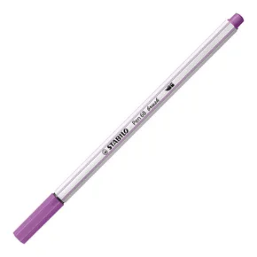Marker fibrowy z elastyczną końcówką pędzelkową STABILO Pen 68 pędzelkowy śliwkowy [1 szt.]