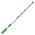 Marker fibrowy z elastyczną końcówką pędzelkową STABILO Pen 68 brush jasnozielony [1 szt.]