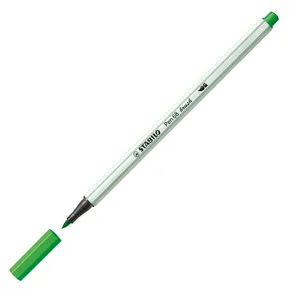 Marker fibrowy z elastyczną końcówką pędzelkową STABILO Pen 68 brush jasnozielony [1 szt.]