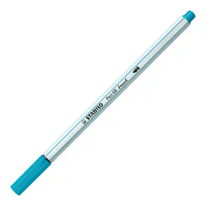 Marker fibrowy z elastyczną końcówką pędzelkową STABILO Pen 68 brush jasnoniebieski [1 szt.]