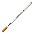 Marker włóknisty z elastyczną końcówką pędzelkową STABILO Pen 68 brush ciemna ochra [1 szt.]