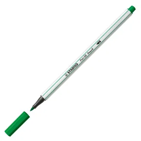 Marker fibrowy z elastyczną końcówką pędzelkową STABILO Pen 68 pędzelkowy zielony [1 szt.]