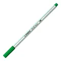 Marker fibrowy z elastyczną końcówką pędzelkową STABILO Pen 68 pędzelkowy zielony [1 szt.]