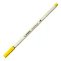 Marker fibrowy z elastyczną końcówką pędzelkową STABILO Pen 68 brush yellow [1 szt.]
