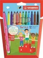 Następne zdjęcie produktu Marker fibrowy STABILO Trio A-Z - kpl. 12 szt