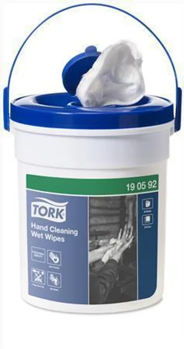 Główne zdjęcie produktu Vlhčené utěrky Tork Premium na ruce [1 ks]