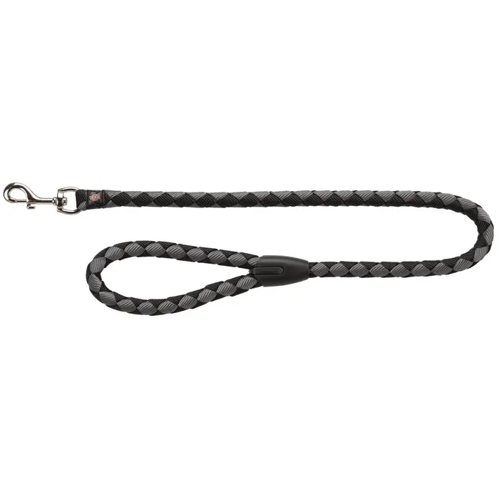 Główne zdjęcie produktu Vodítko CAVO kulaté - černá/stříbrná L-XL:1,00m/18mm