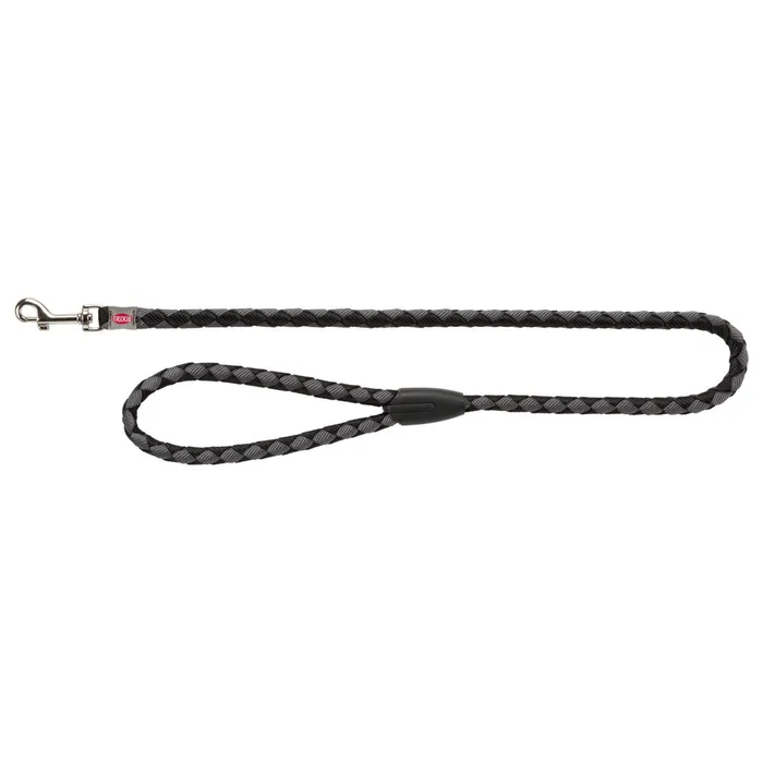 Główne zdjęcie produktu Vodítko CAVO kulaté - černá/stříbrná S-M:1,00m/12mm