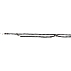 Przedłużacz okrągły CAVO - czarny/srebrny S-M: 2,00m/12mm