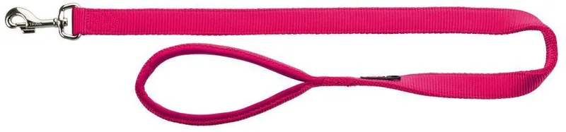 Główne zdjęcie produktu Vodítko PREMIUM s vyplněnou rukojetí 1m/25mm (L-XL) růžová - DOPRODEJ
