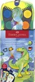 Następne zdjęcie produktu Farby akwarelowe Faber-Castell Connector Dinosaur 13 szt.