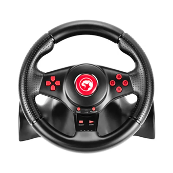 Główne zdjęcie produktu Volant Marvo GT-903, volant s pedály a řadící pákou, 16tl., USB, černý