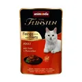 Następne zdjęcie produktu Vom Feinsten Adult FEINES m.Fillets - kaczka + filet z indyka, saszetka dla kotów 85 g