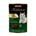 Następne zdjęcie produktu Vom Feinsten Adult FEINES m.Fillets - królik + filet z kurczaka, worek dla kotów 85 g