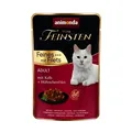 Vom Feinsten Adult FEINES m.Fillets - cielęcina + filet z kurczaka, torebka dla kotów 85 g