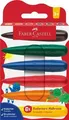Woskowe kredki do dłoni Faber-Castell - 6 kolorów