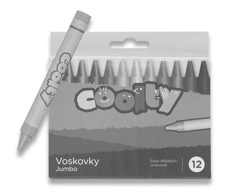 Główne zdjęcie produktu Voskovky Coolty Jumbo 12 barev