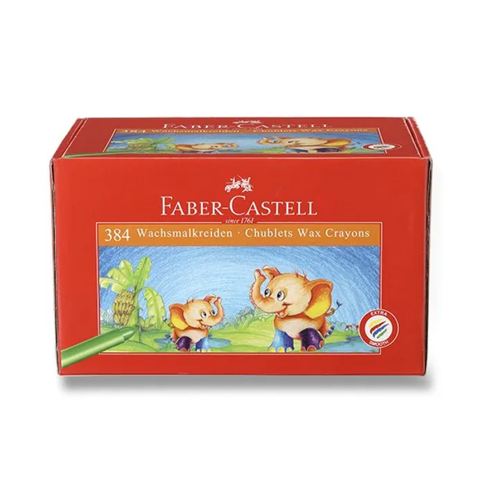 Główne zdjęcie produktu Voskovky Faber-Castell 384 ks, 12 barev