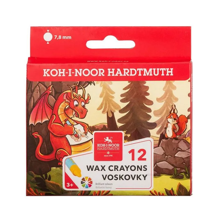 Główne zdjęcie produktu Voskovky Koh-i-noor - 12 ks - 8232