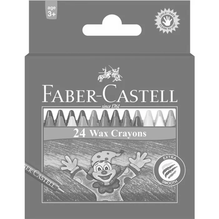 Główne zdjęcie produktu Voskovky kulaté, pap.krabička 24ks Faber Castell